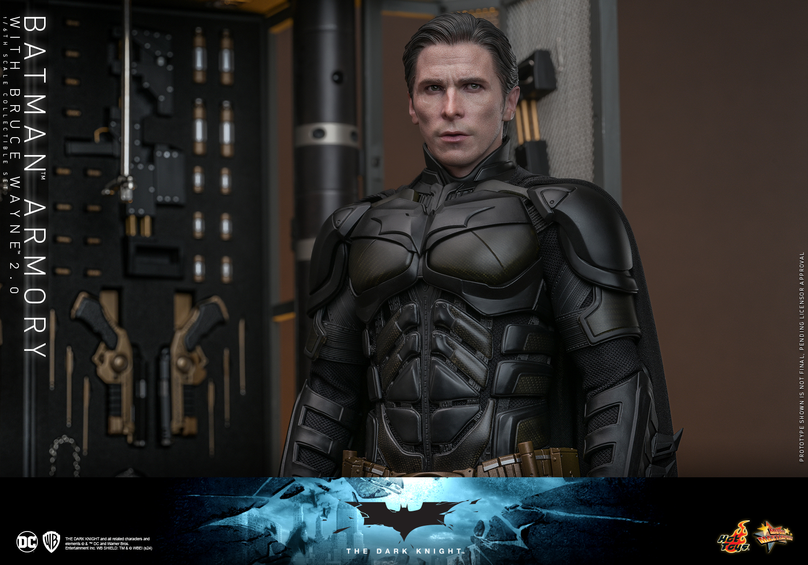 Hot Toys MMS750 The Dark Knight - Batman Armory with Bruce Wayne (2.0)