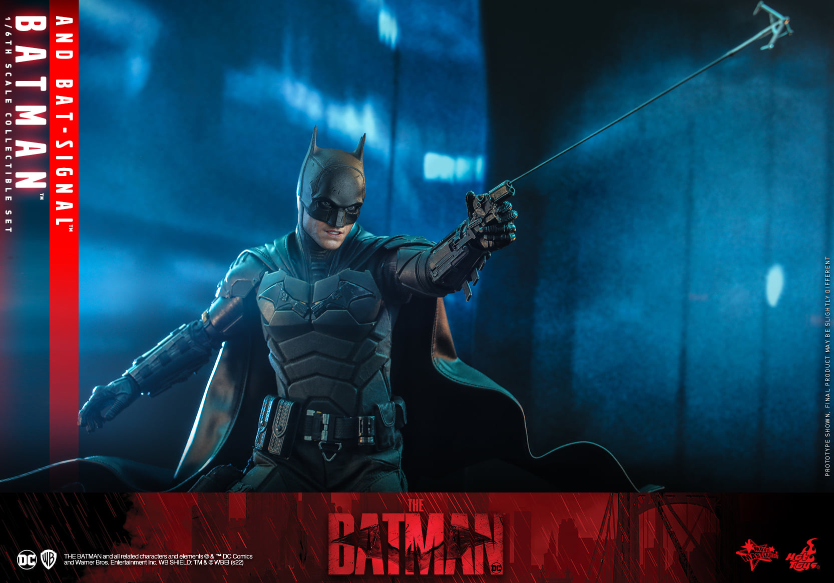 Hot Toys MMS641 1/6 The Batman - Batman and Bat-Signal
