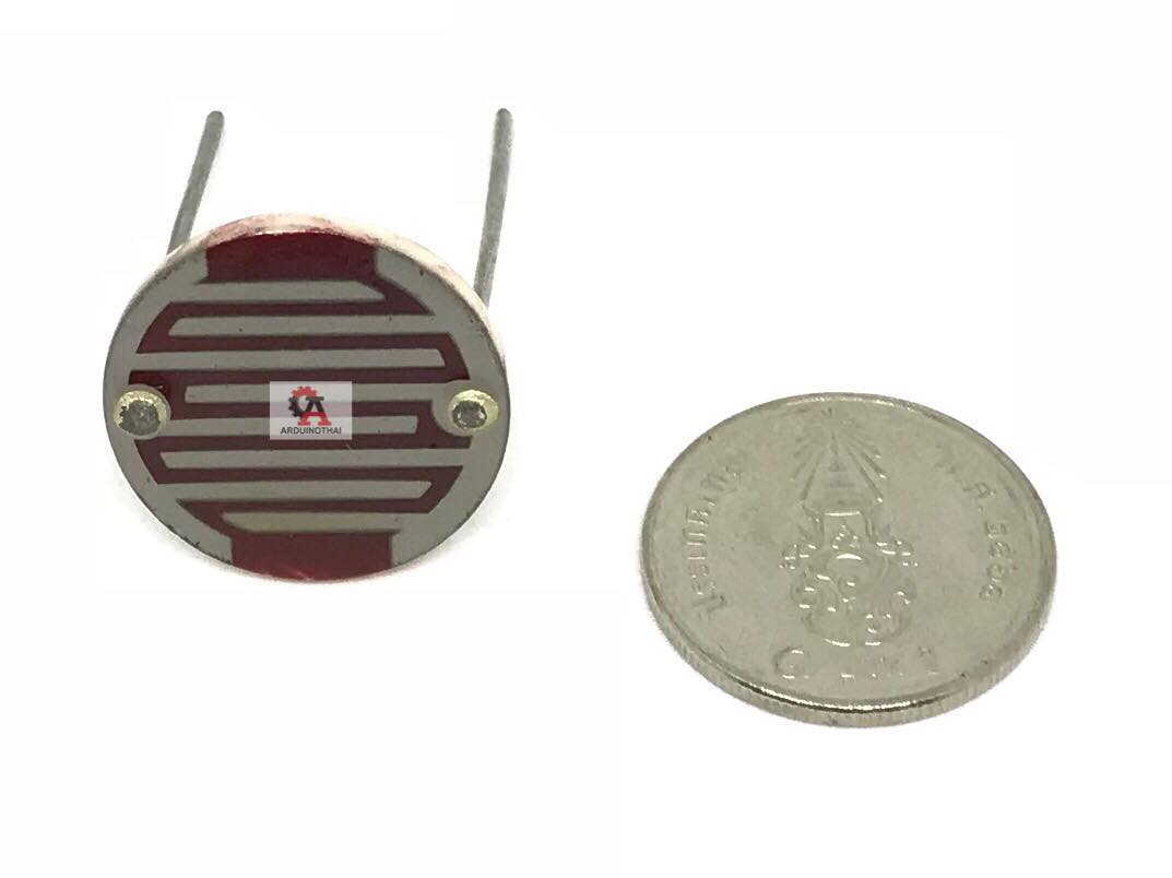 Light Dependent Resistor (LDR 20MM) เชนเซอร์ตรวจจับแสง ขนาด 20 มม. สต็อกไทยส่งไว