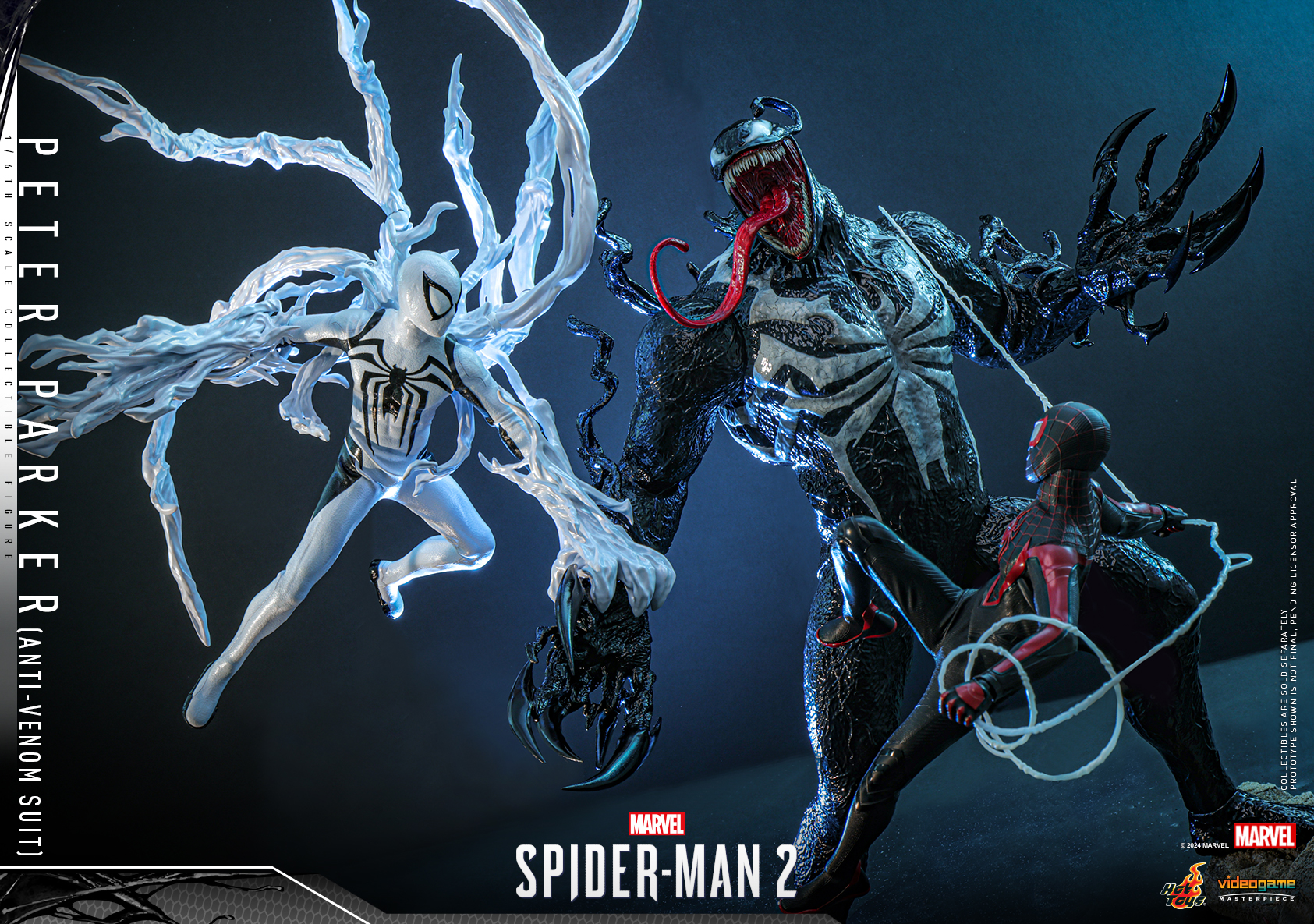 Hot Toys VGM69 Marvel's Spider-Man 2 - Peter Parker (Anti-Venom Suit)