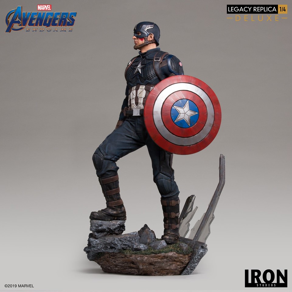 Iron Studios Deluxe Legacy Replica 1/4 Avengers: Endgame - Captain America