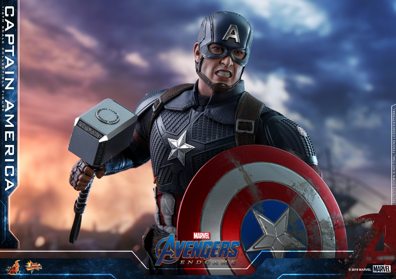 Hot Toys MMS536 Avengers: Endgame - Captain America