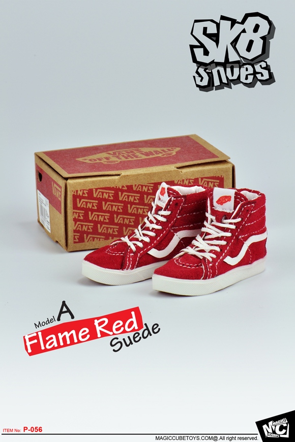 MCTOYS P-056A Flame Red Suede