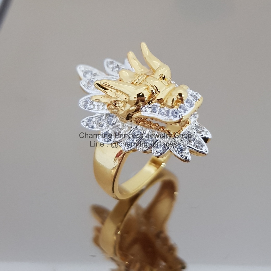 แหวนหัวมังกร สัญลักษณ์แห่ง พลัง อำนาจ ความยิ่งใหญ่ ช่วยในด้าน ด้านธุรกิจ การค้าขายและการเงิน