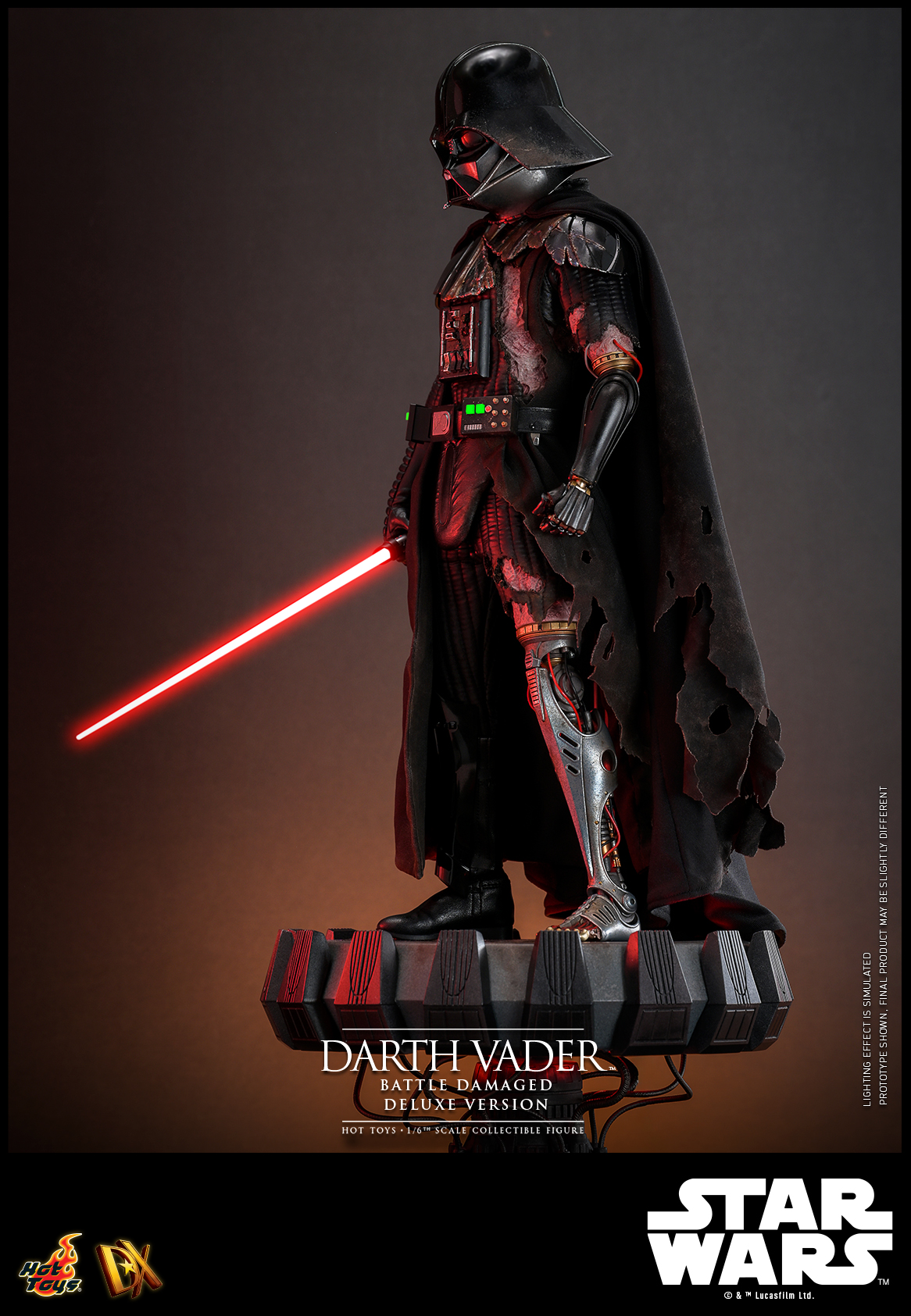 Hot Toys DX45B Star Wars - Darth Vader (Battle Damaged) (Deluxe Version) (Special Edition)