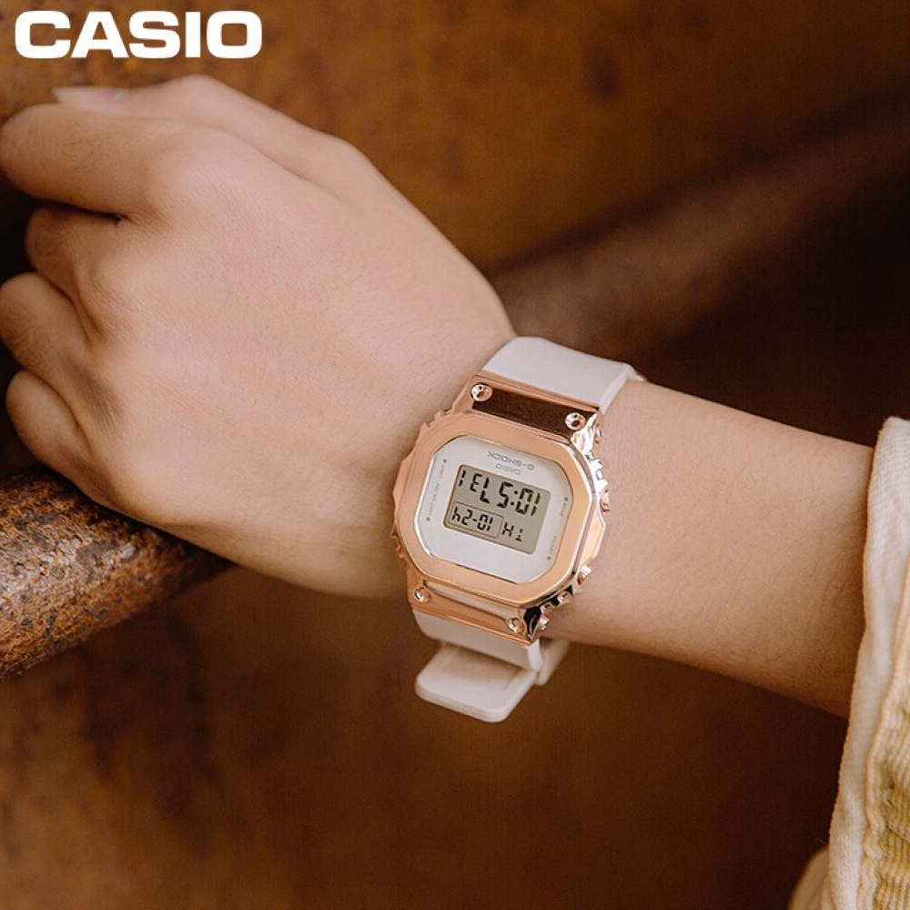 นาฬิกาข้อมือ Casio G-shock Mini สำหรับผู้หญิง GM-S5600 Series รุ่น GM-S5600-1 | GM-S5600G-7 | GM-S5600PG-1 | GM-S5600PG-4