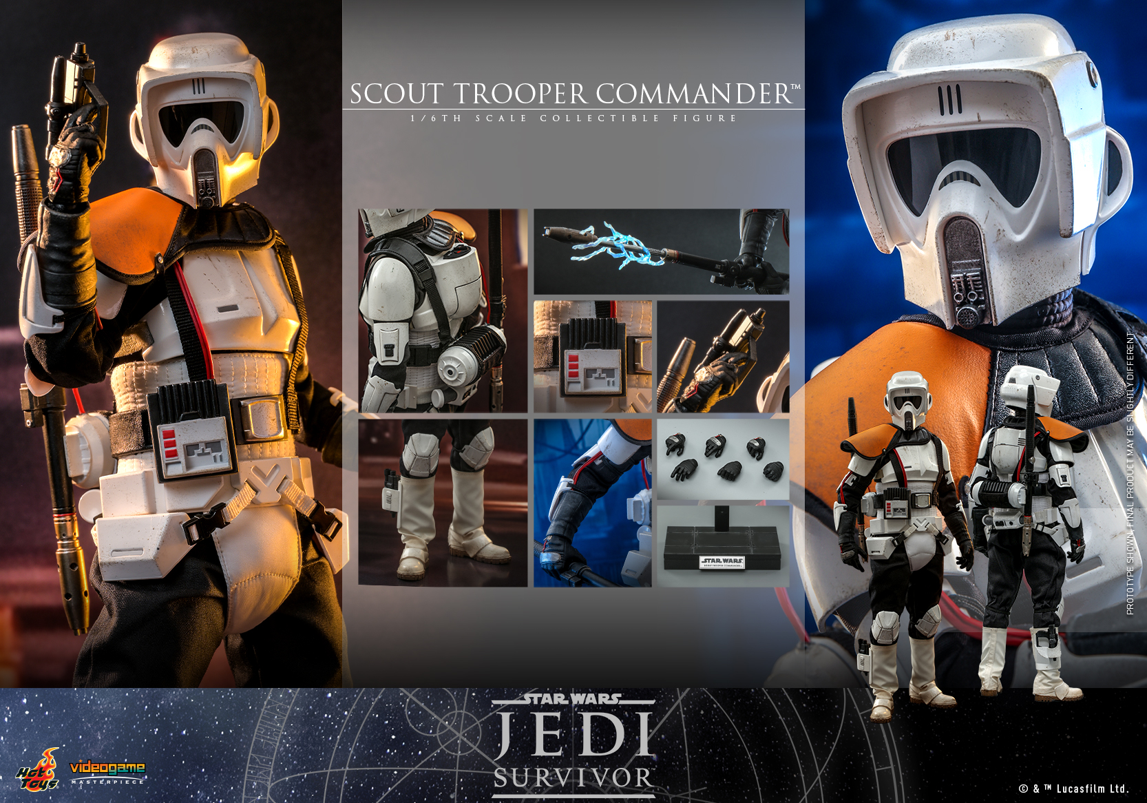 Hot Toys VGM53 1/6 Star Wars Jedi Survivor™ - Scout Trooper Commander™