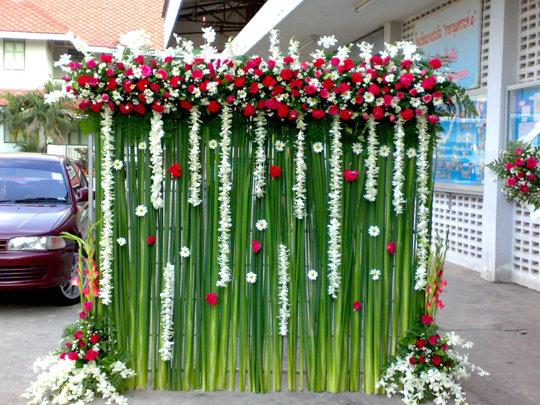 ซุ้มถ่ายรูป ธีมงาน ชมพู