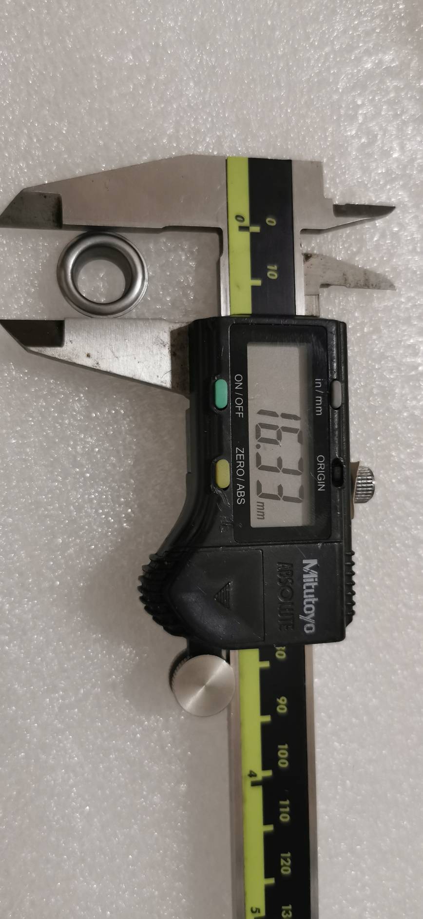 OT138 ชุดตาไก่สังกะสีขนาดรู 10 มิล ชุด 100 ตัว สำหรับผ้าใบ ป้ายไวนิล