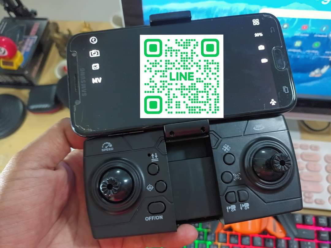 โดรนติดกล้อง JS23 Mini Drone มีแอพเชื่อมต่อมือถือ ถ่ายทอดสดออนไลน์มาภาคพื้นดิน