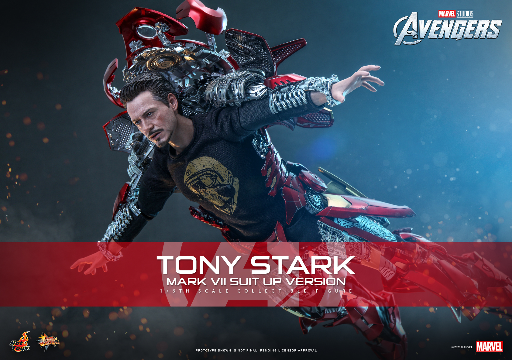 Hot Toys MMS718 1/6 The Avengers - Tony Stark (Mark VII Suit up Version)