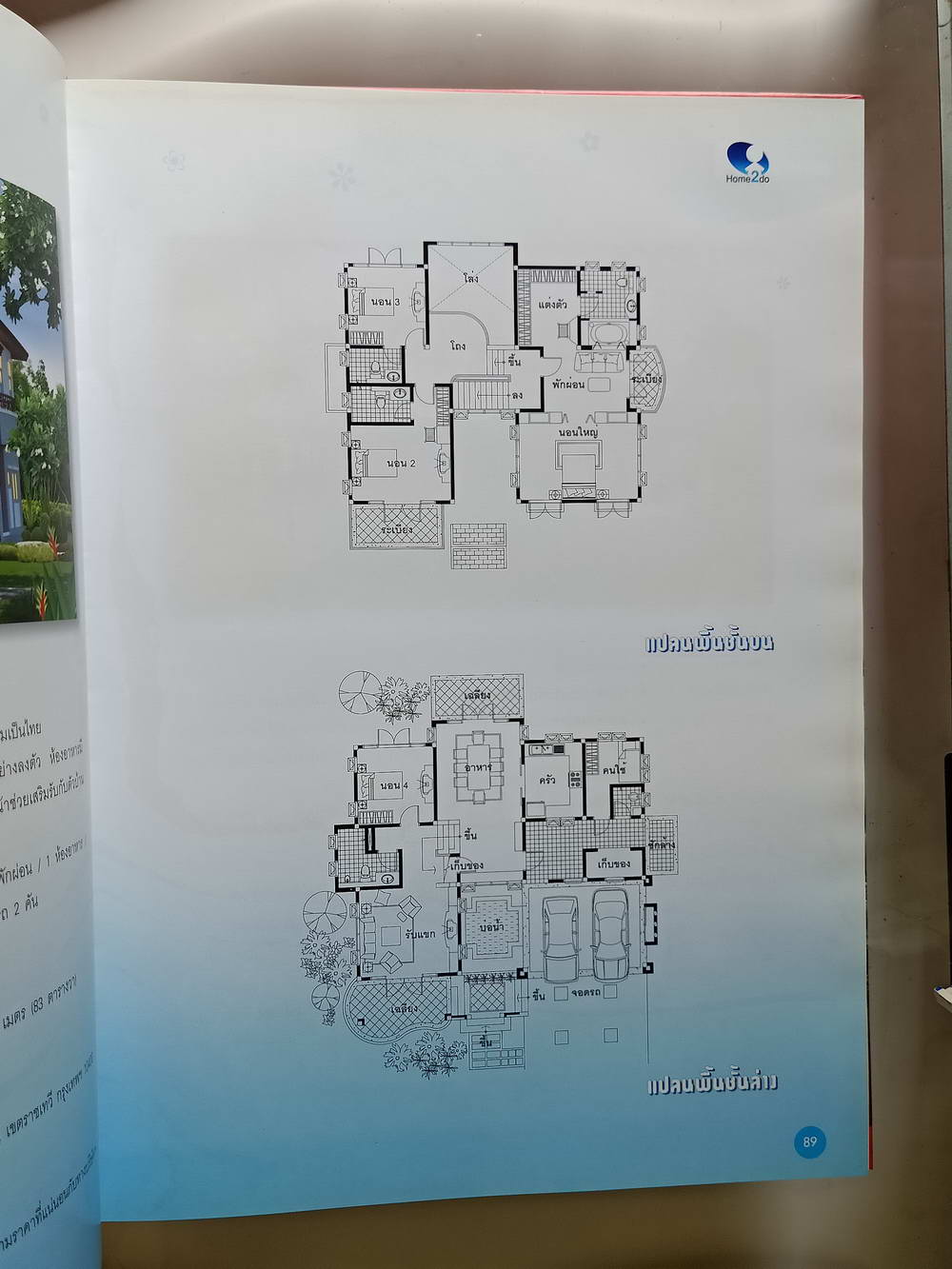 หนังสือมือสอง 224 "รวม 120 แบบบ้านสวย" เล่ม 4 คู่มือสำหรับผู้ที่ต้องการบ้านหลังใหม่ หนังสือรวมแบบบ้านสไตล์ต่างๆ ความหนา 250 หน้า