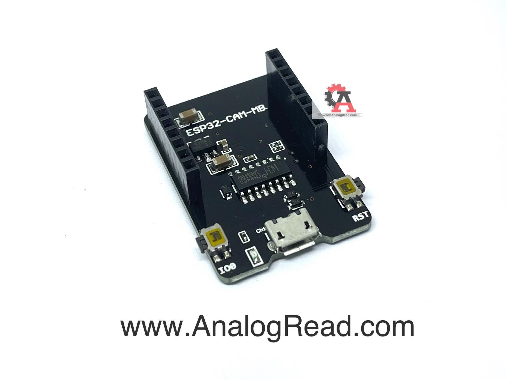 ESP32-CAM USB CH340G โมดูลสำหรับอัพโหลดโค้ดลงบอร์ด ESP32 CAM