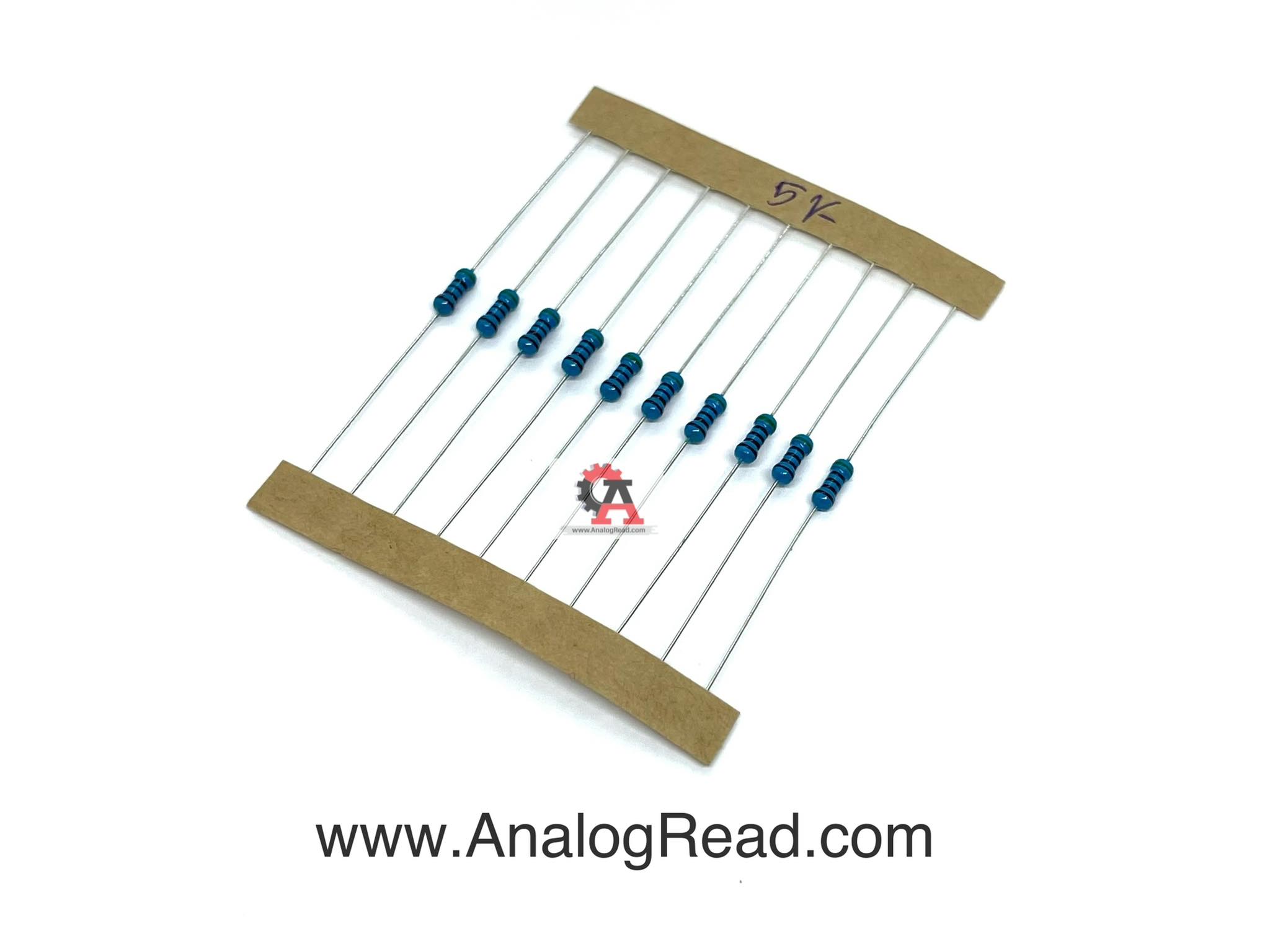 Resistor 5K 1/4W ตัวต้านทาน 5kโอห์ม 1/4วัตต์