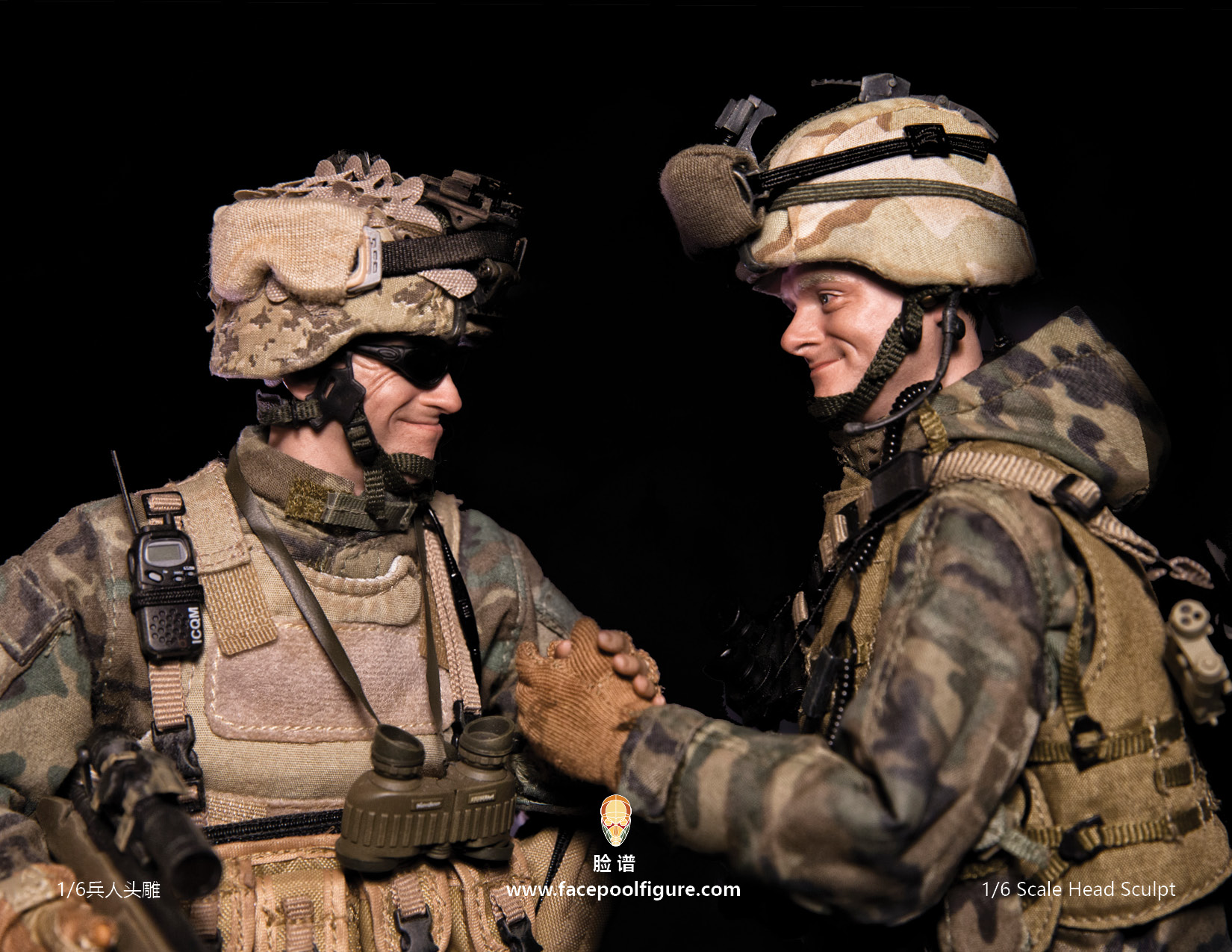 Facepoolfigure FP-H-001 Male Head Sculpt with Expression