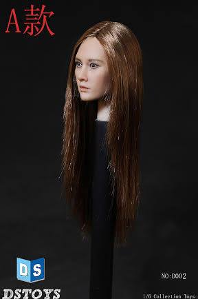 DS Toys D-002A Female Headsculpt หัว แม็คกี้ คิว ผมตรง