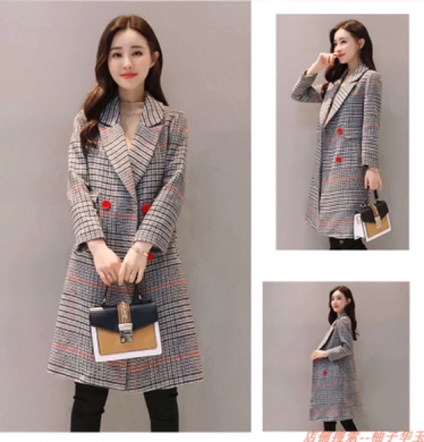 เสื้อโค้ทกันหนาวสไตล์สาวเกาหลี