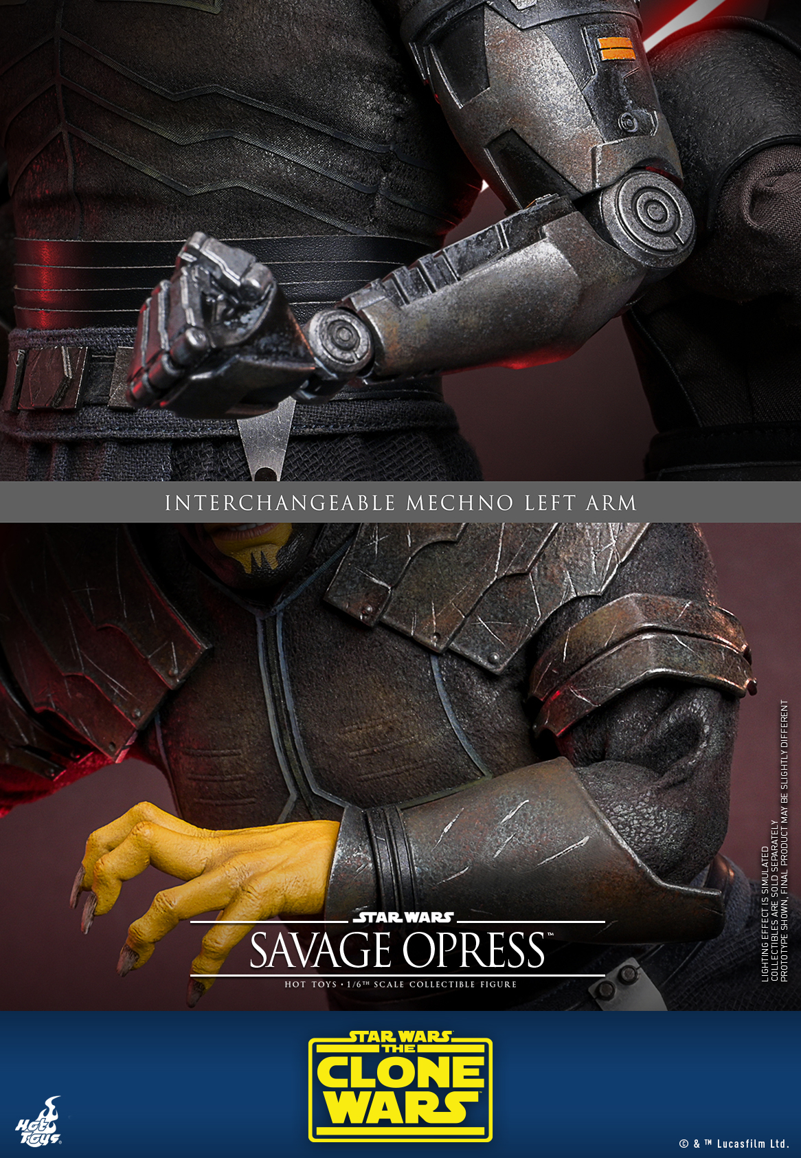 Hot Toys TMS136 Star Wars: The Clone Wars - Savage Opress