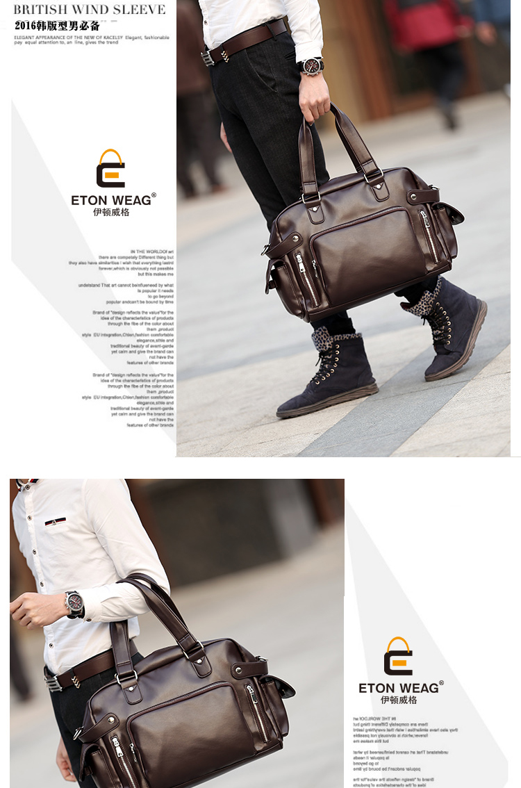 พร้อมส่ง กระเป๋าถือและสะพายผู้ชายนักธุรกิจ ใส่คอม ใส่tabแฟขั่นเกาหลี