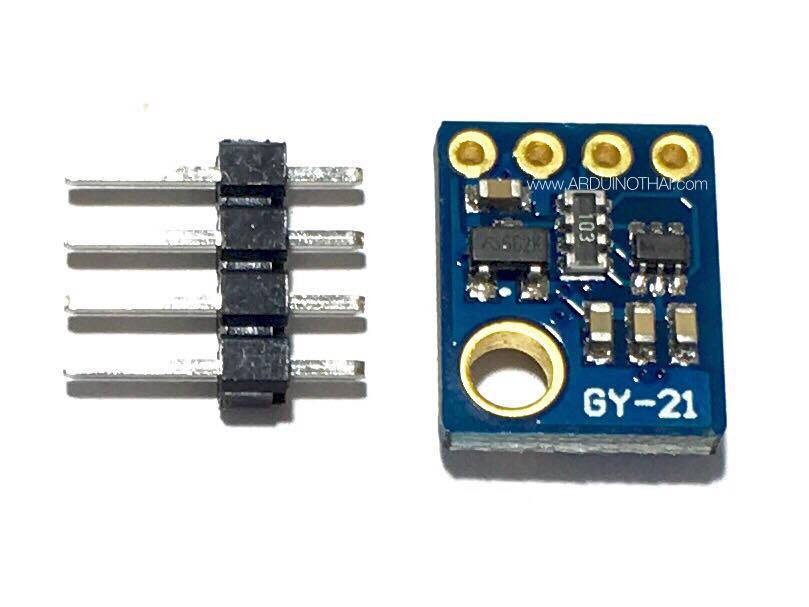 GY-21 SHT21 (เซ็นเซอร์วัดอุณภูมิและความชื้นแบบ I2C)