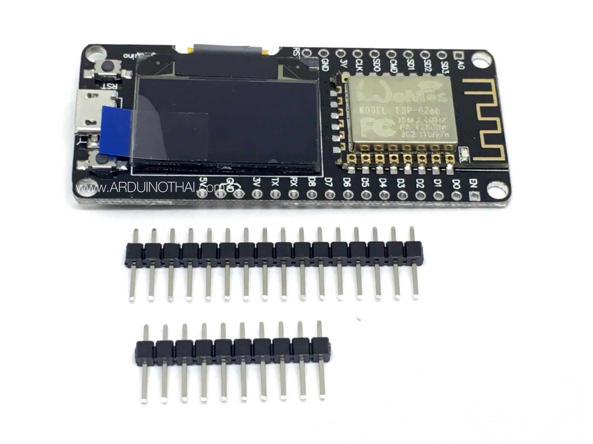 NodeMCU ESP8266 + 0.96 Inch OLED Board