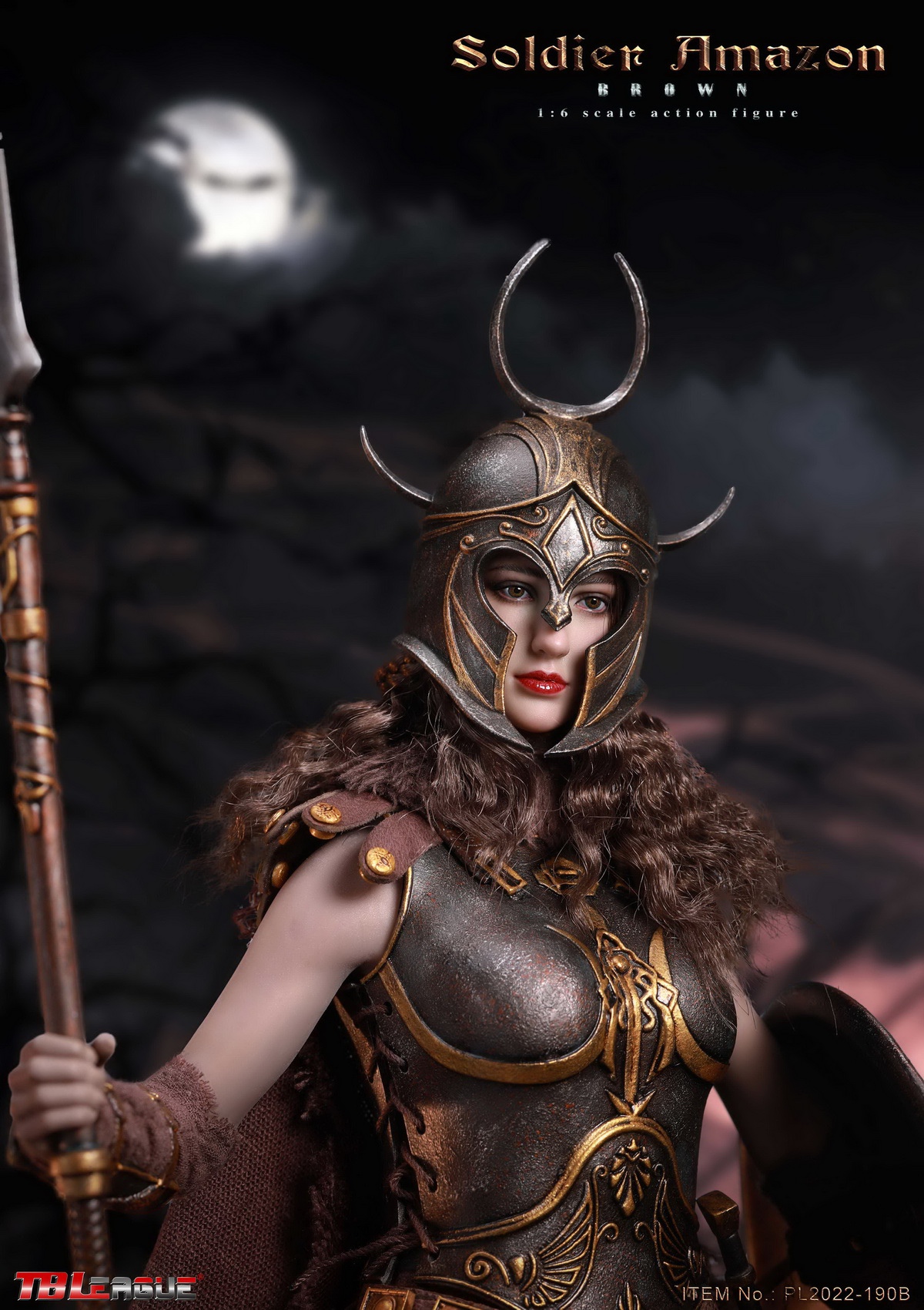 TBLeague PL2022-190B 1/6 Soldier Amazon (Brown)