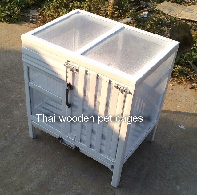 กรงกระต่ายเล็กสีขาว