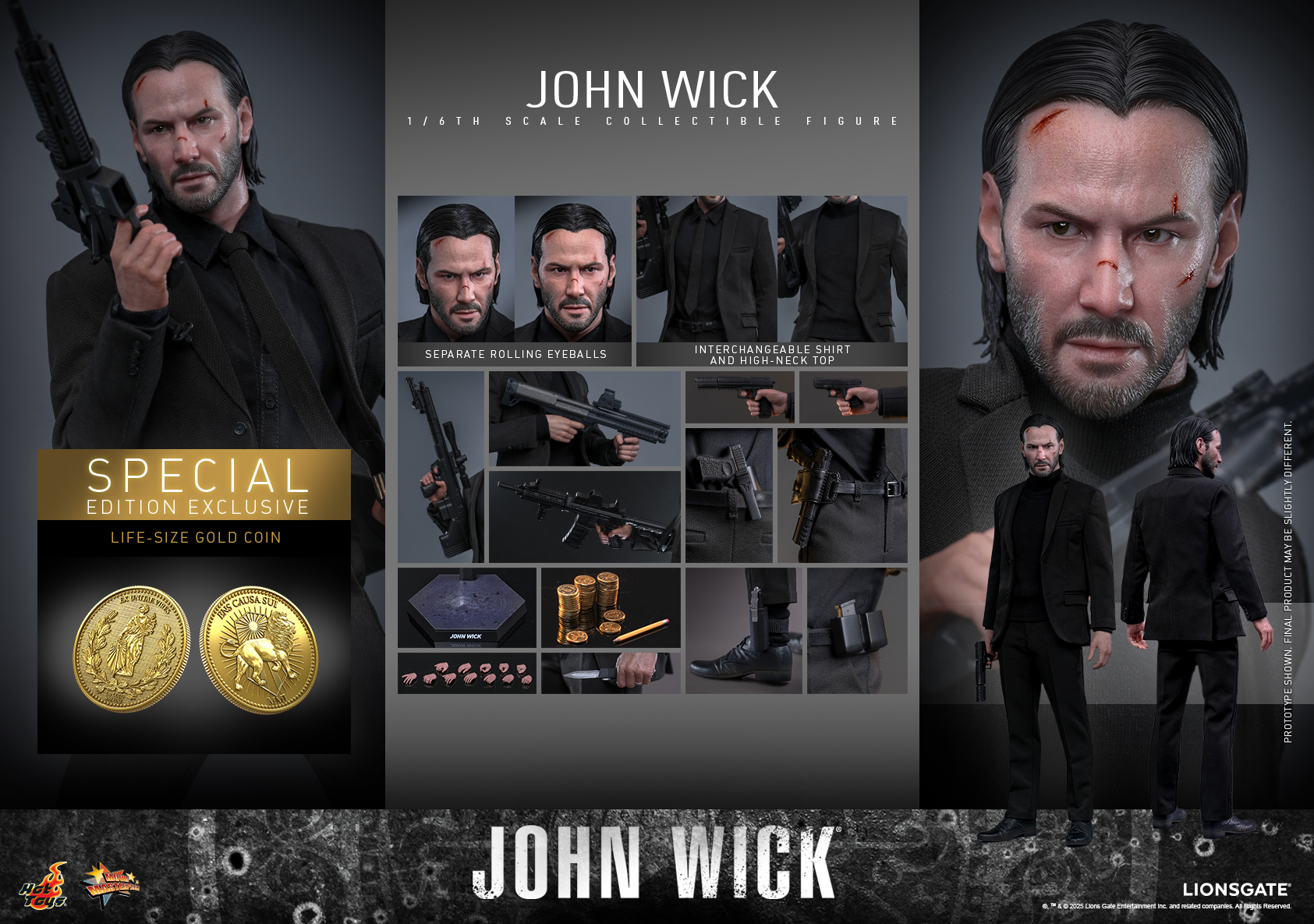 Hot Toys MMS832B John Wick - John Wick (Special Edition)