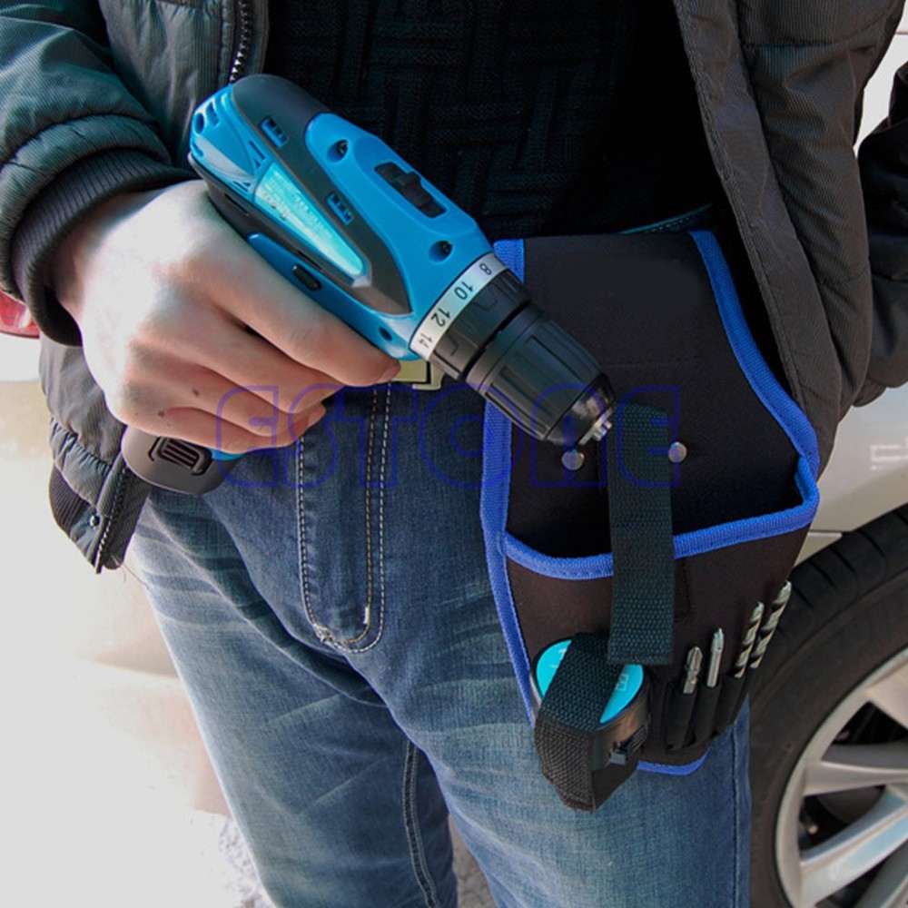 P02 กระเป๋าใส่สว่านไร้สายพกพา คาดเอว