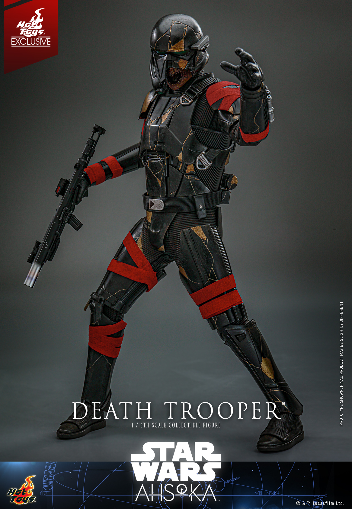 Hot Toys TMS134 Star Wars: Ahsoka - Death Trooper [Hot Toys Exclusive]