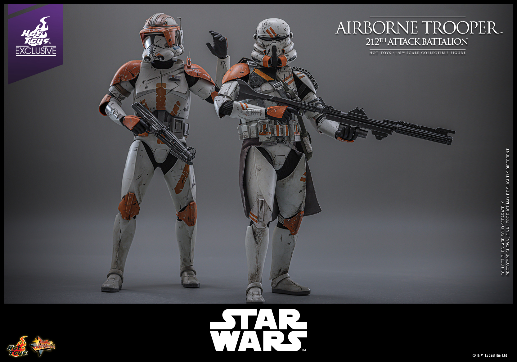 Hot Toys MMS794 Star Wars: Episode III Revenge of the Sith - Airborne Trooper (212th Attack Battalion) [Hot Toys Exclusive]