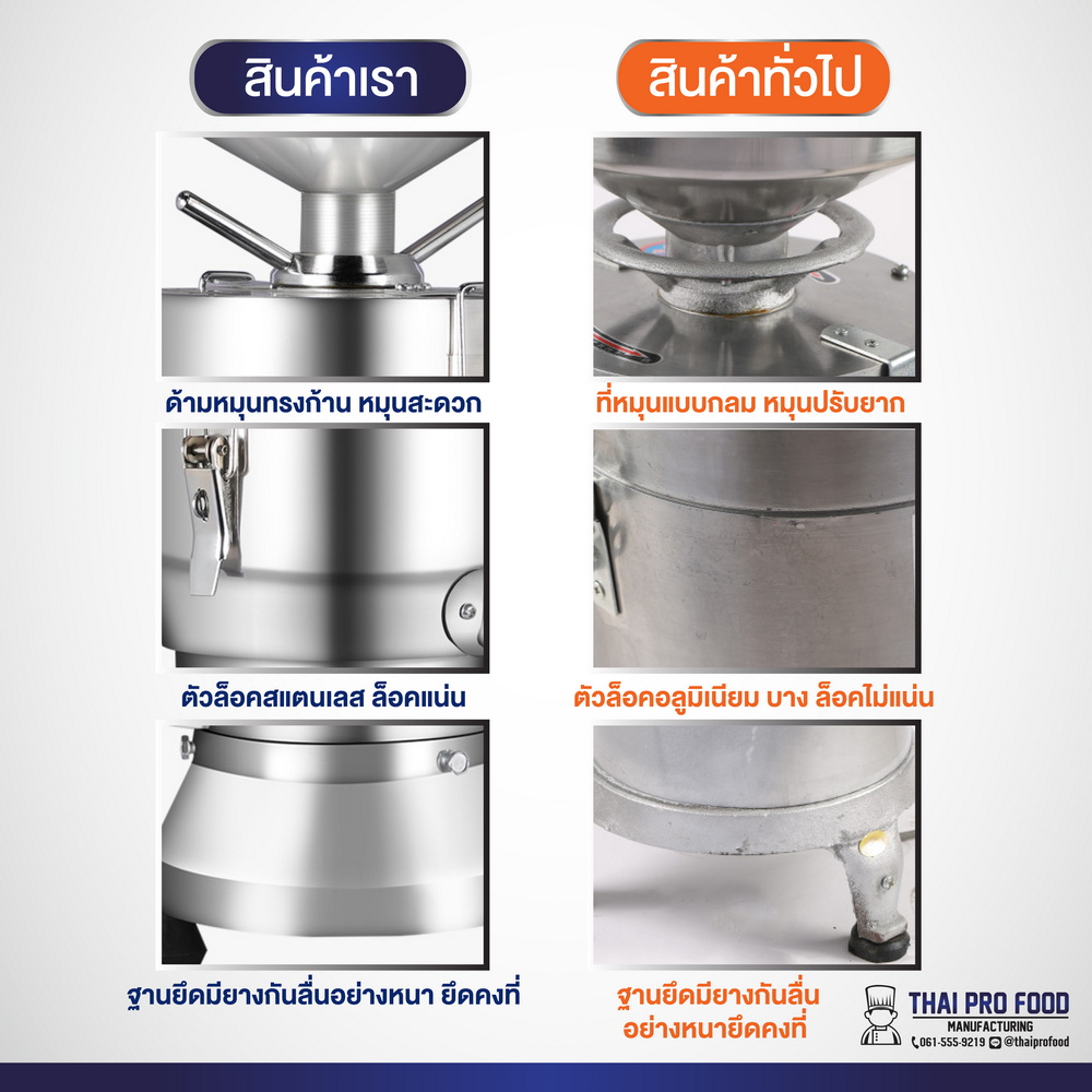 เครื่องทำน้ำเต้าหู้ 1100วัตต์ (เชิงพาณิชย์)