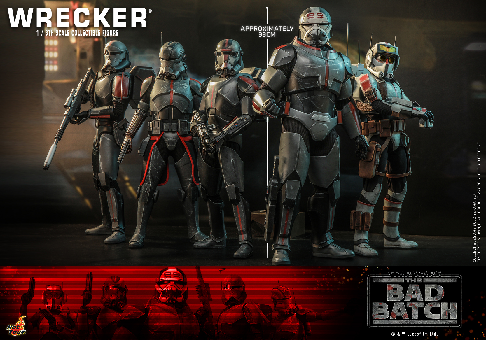 Hot Toys TMS099 1/6 Star Wars: The Bad Batch™ - Wrecker™