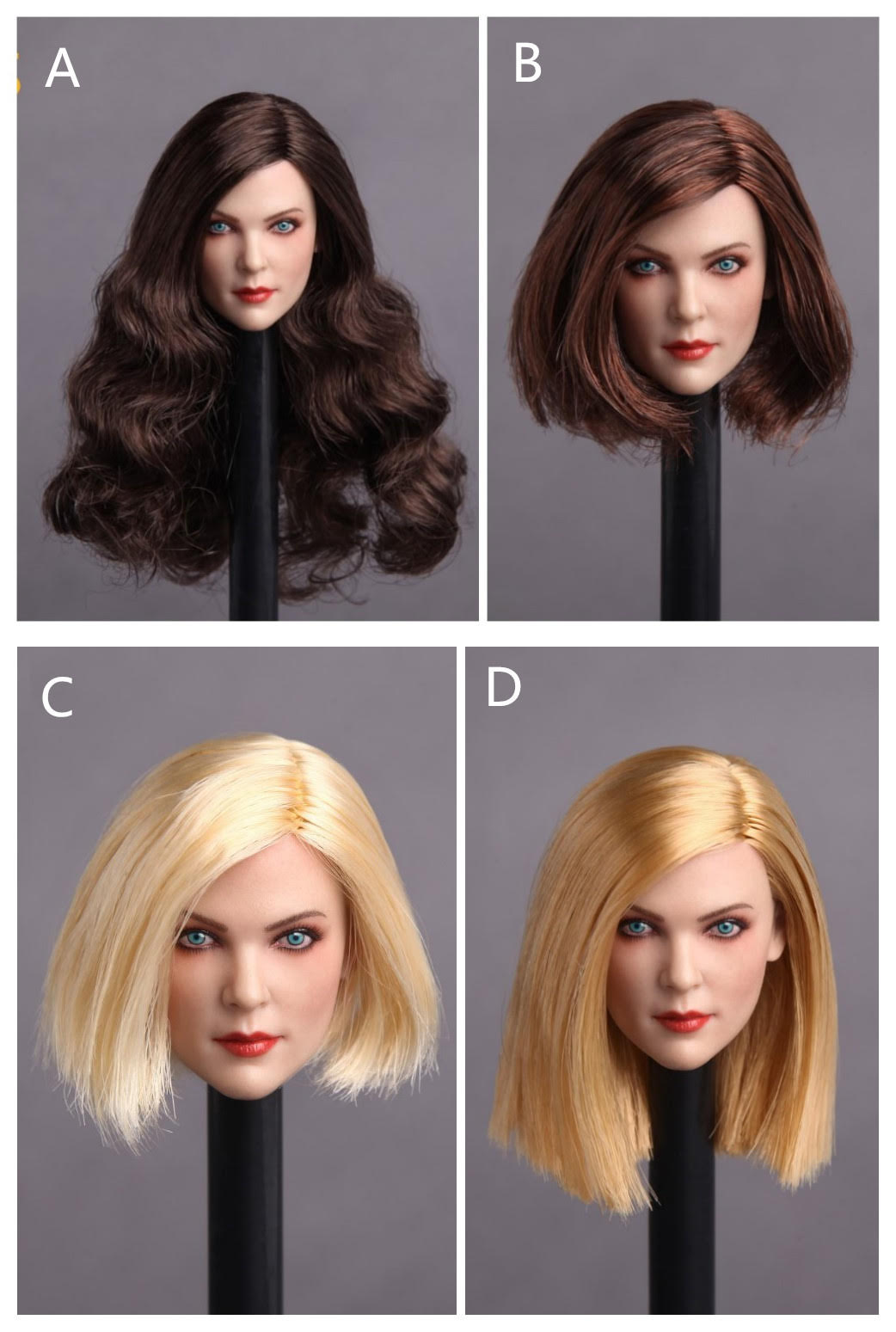 GACTOYS GC006A, C, D Europe and the United States sexy beauty headsculpt