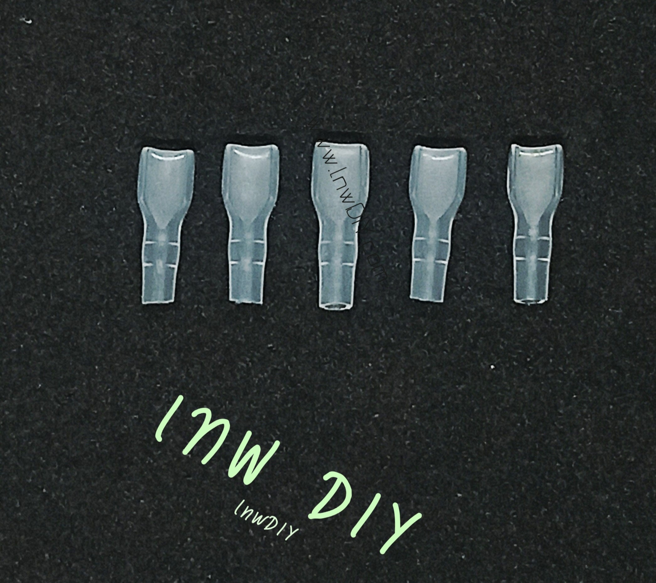 ปลอกหุ้มหางปลาแบบซิลิโคน 4.8mm. / 5ชิ้น