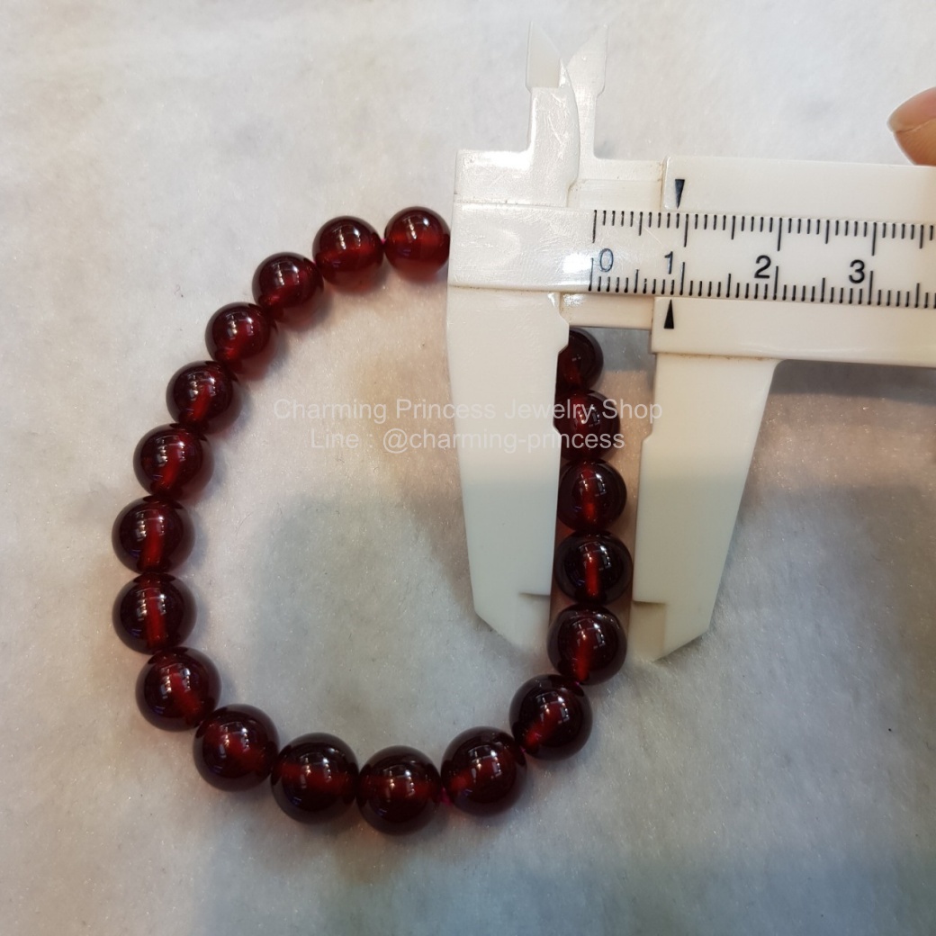 Garnet Hessonite เฮสโซไนท์ การ์เน็ต หรือ โกเมน 9 มม AAA+ หินสำหรับคนเกิดเดือนมกราคม ความหมายดีมากๆ ทำมาค้าขึ้น ร่ำรวยเงินทอง พรั่งพร้อมลาภยศวาสนา