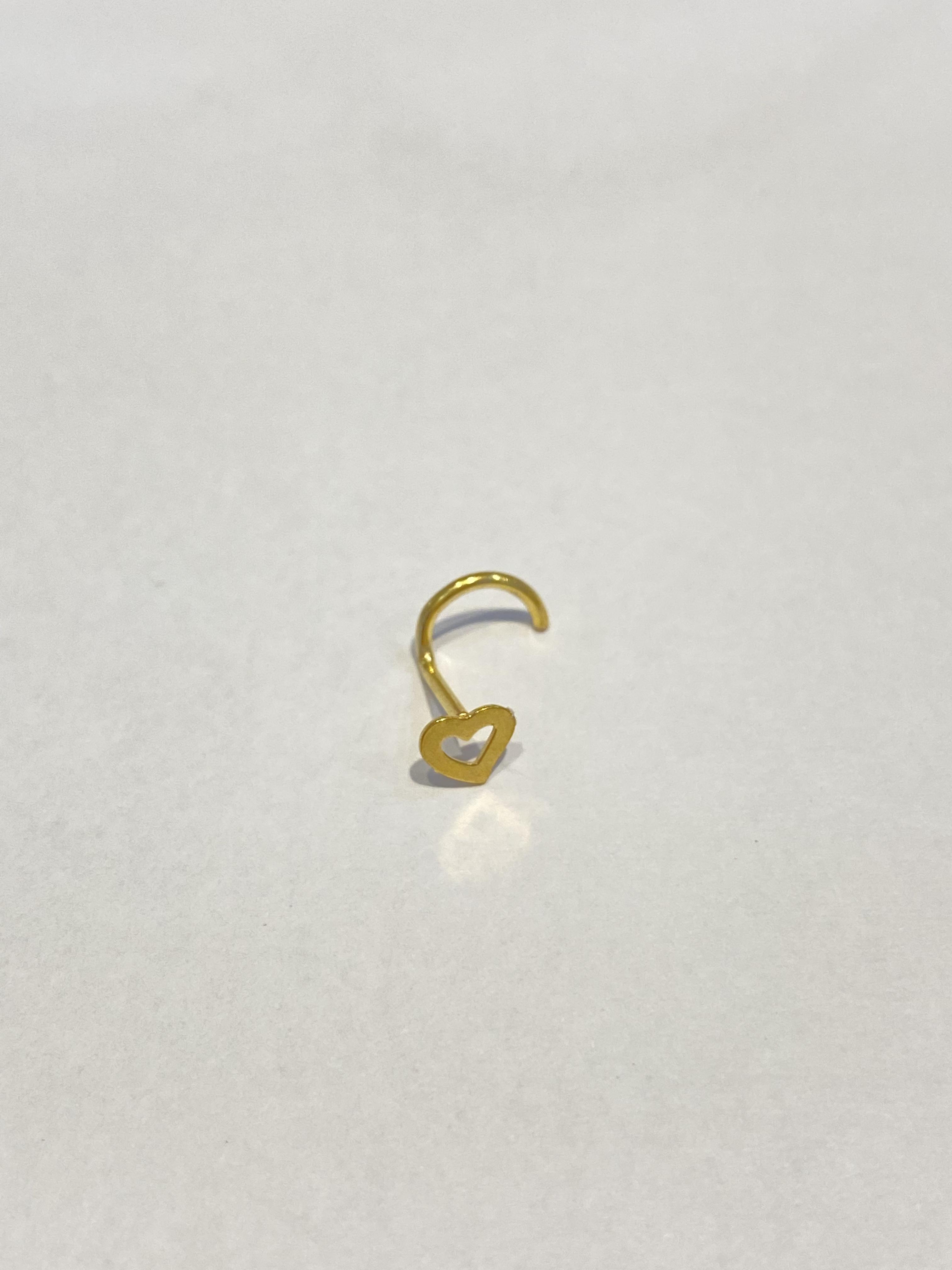 “เช็คสินค้าทัก line ก่อนโอนนะคะ” จิวจมูกไทเทเนี่ยม 100% สำหรับผิวแพ้ง่าย Nose ตะขอ/ฉาก หัวใจ_TCT21