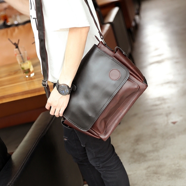 พร้อมส่งกระเป๋าผู้ชายสะพายไหล่ แฟชั่นเกาหลี
