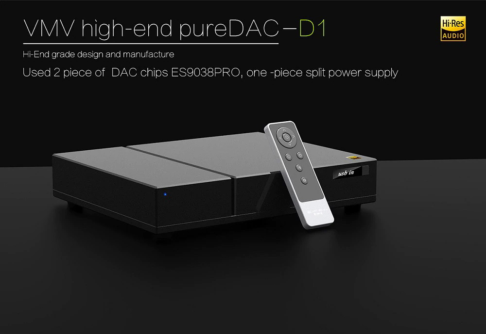 ขาย SMSL VMV D1 DAC ตั้งโต๊ะระดับ Hign-end รองรับ Hi-Res ประกันศูนย์ไทย
