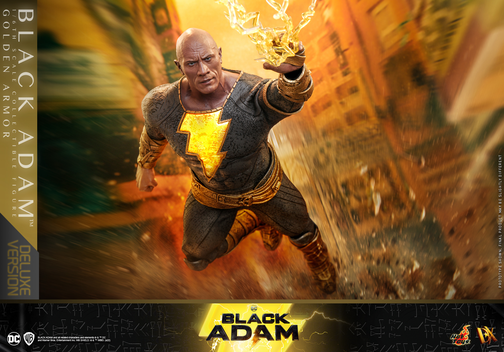 Hot Toys DX31 1/6 Black Adam - Black Adam [Golden Armor] (Deluxe Version)