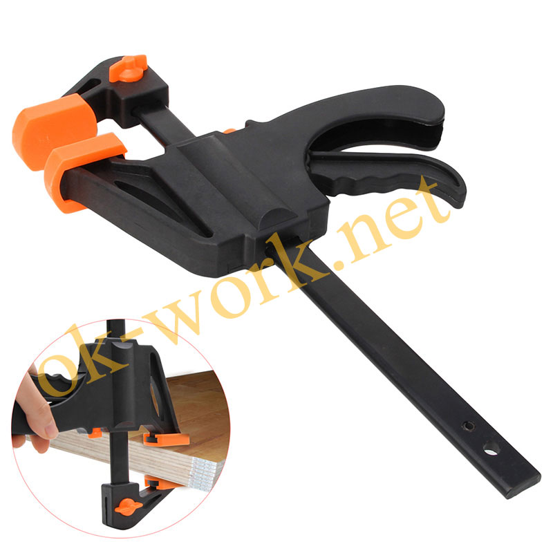 CP08 แคลมป์จับงานไม้ แบบล็อค-ปลดเร็ว 4 นิ้ว