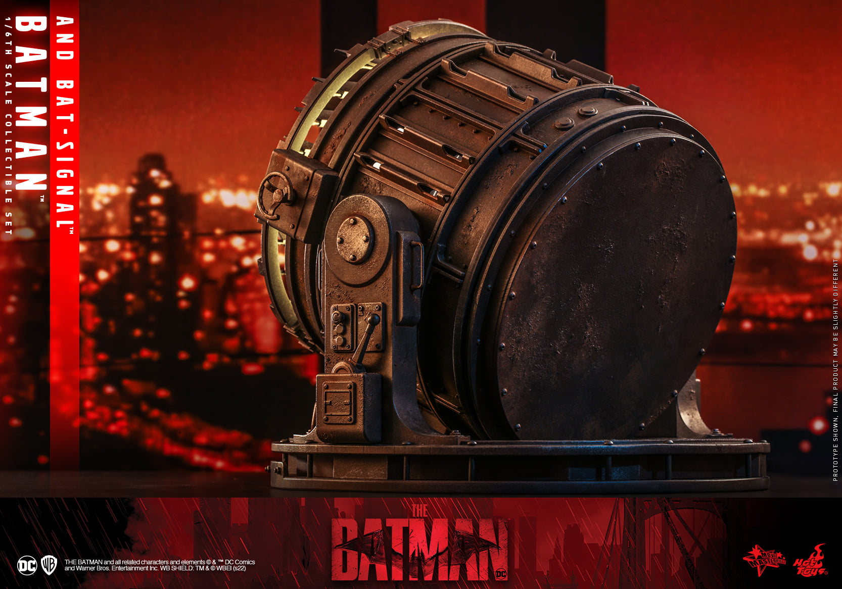 Hot Toys MMS641 1/6 The Batman - Batman and Bat-Signal