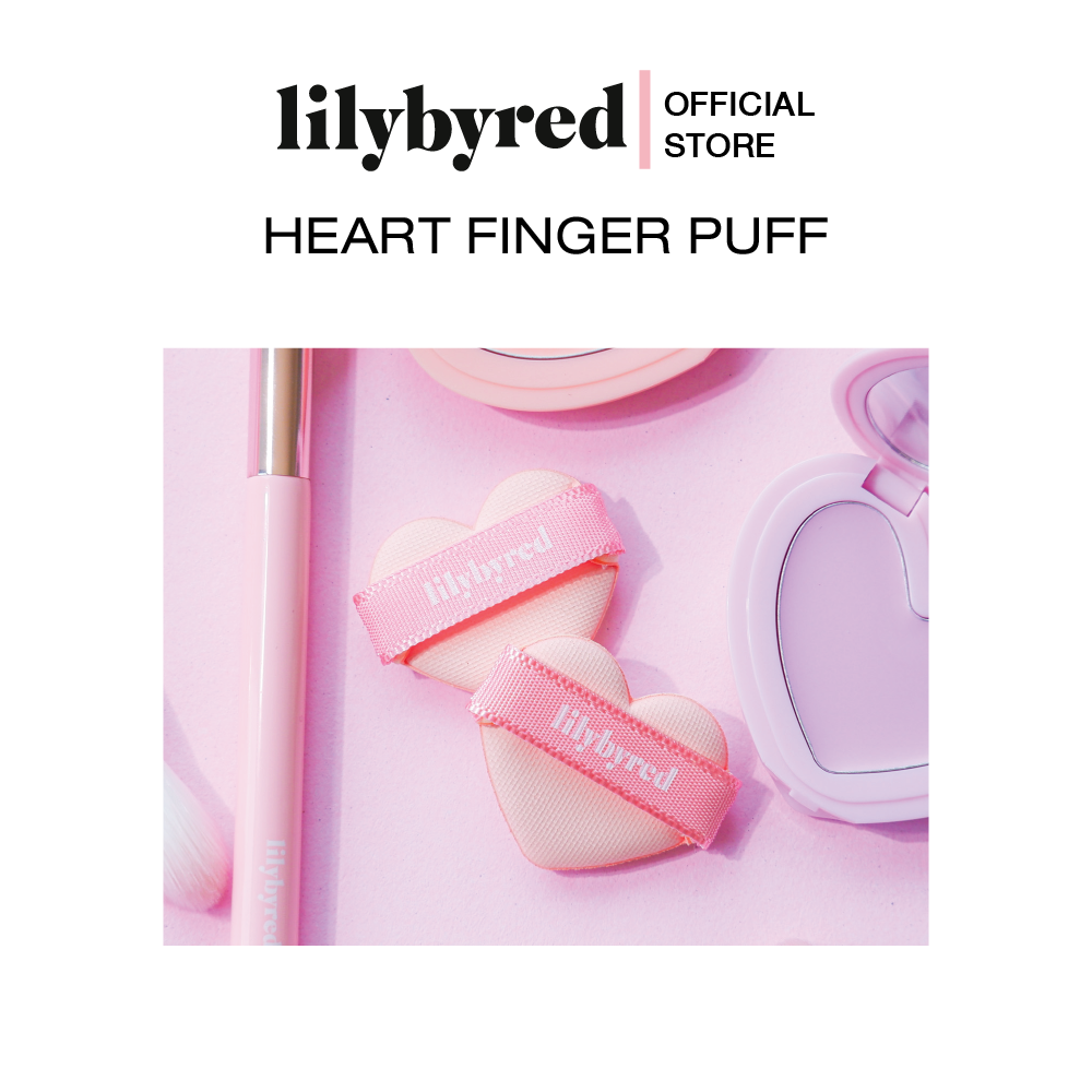 LILYBYRED HEART FINGER PUFF (2ชิ้น)