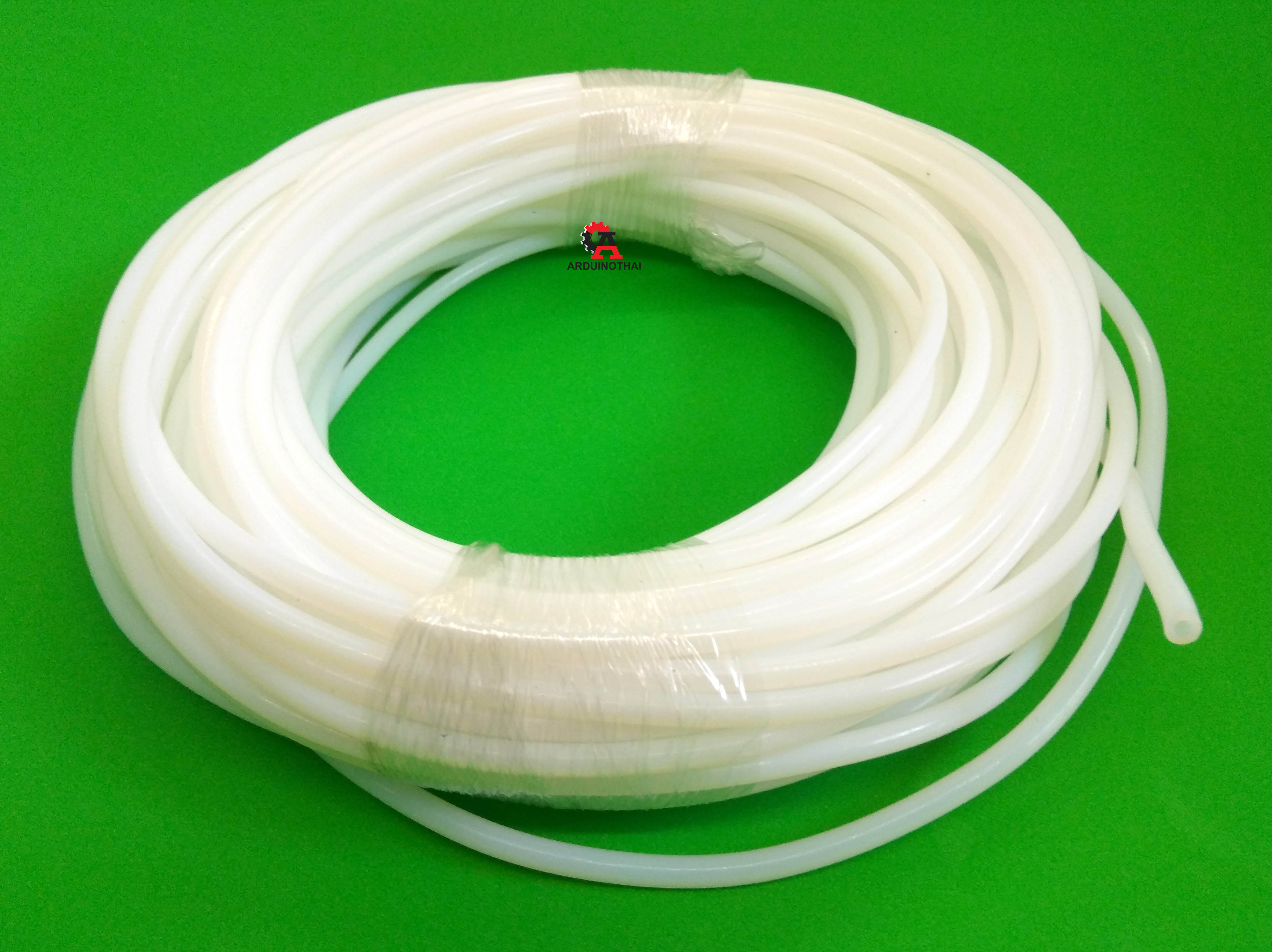 PTFE (สีขาว) Teflon Tubes ID 2mm, OD 4.1mm สำหรับเส้น 1.75mm / m