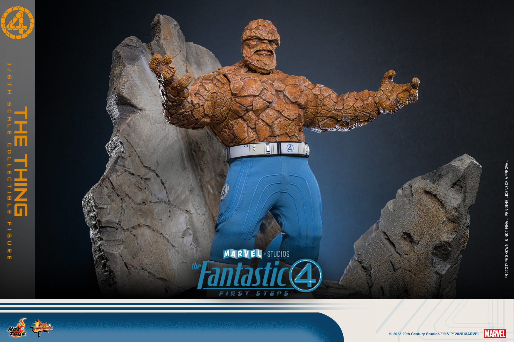 Hot Toys MMS813 The Fantastic Four: First Steps - The Thing
