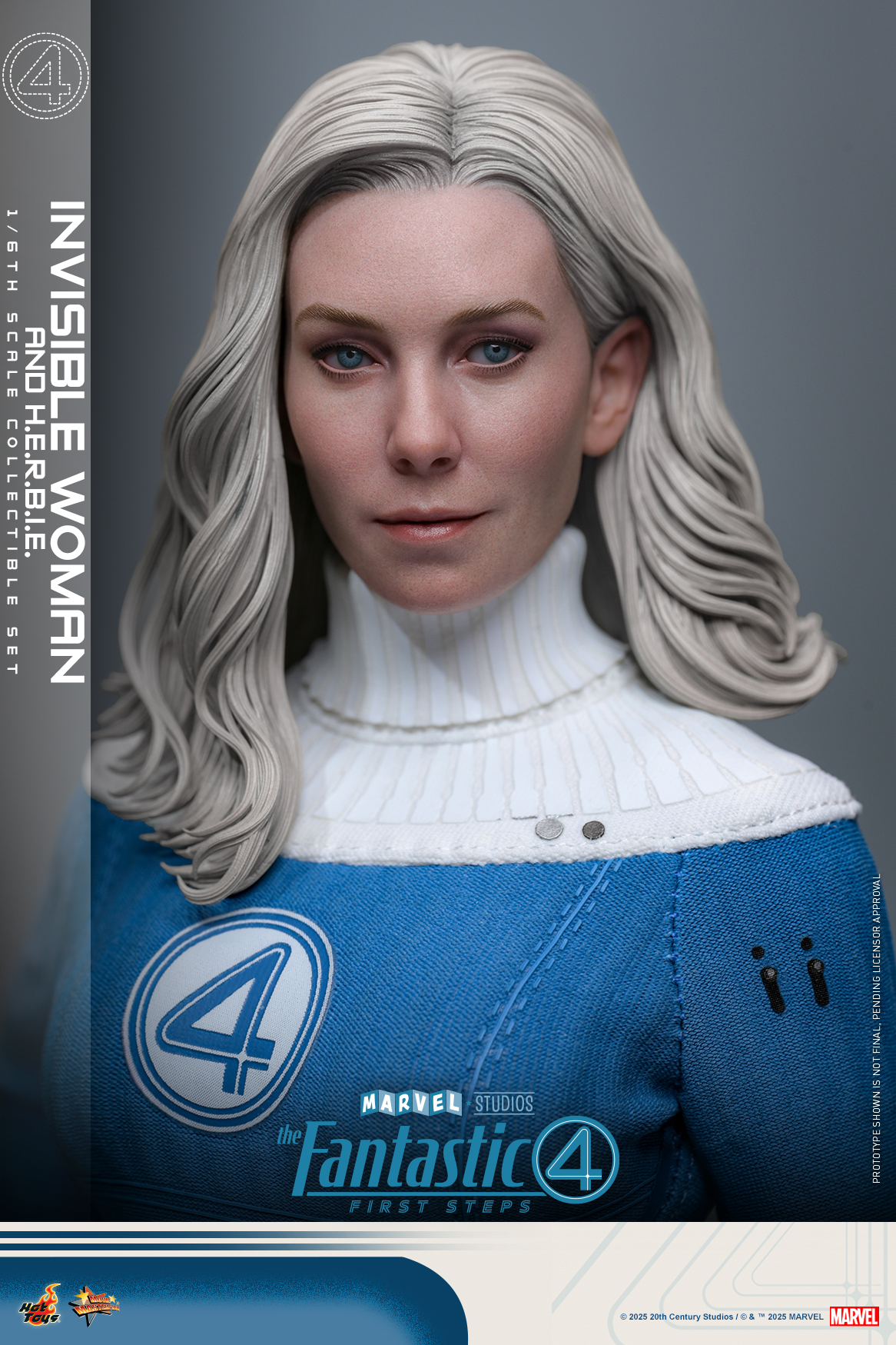 Hot Toys MMS824 The Fantastic Four: First Steps - Invisible Woman and H.E.R.B.I.E.