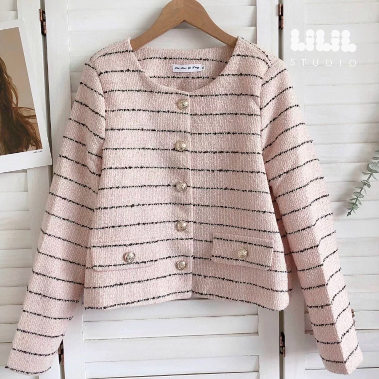 เสื้อทวีตสีชมพูสวยๆ
