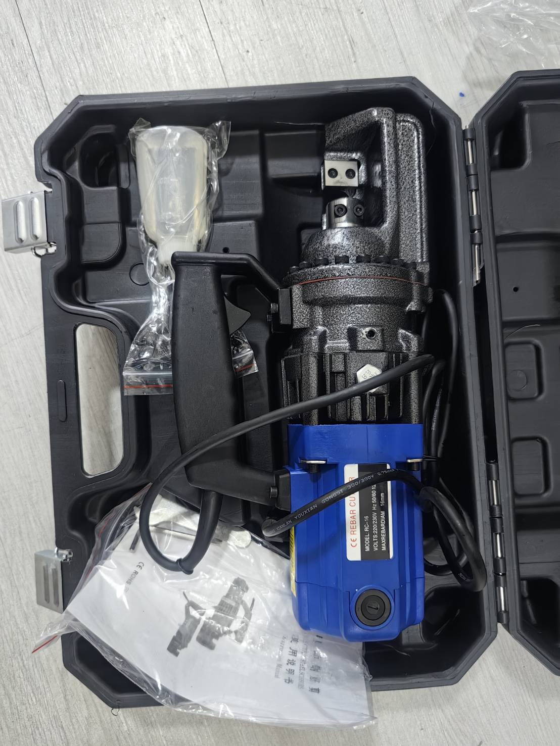 ES21 เครื่องตัดเหล็กเส้น 16 มิล เหล้กข้ออ้อย เหล้กเพลาขาว เหล็กเส้น 1200วัต