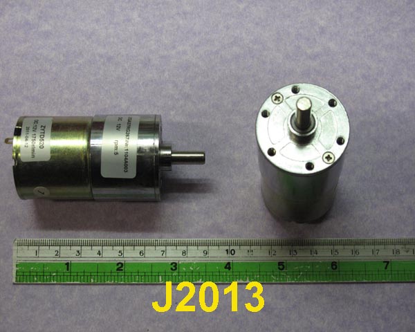 มอเตอร์เกียร์ DC 12V และ 24V (แกนกลาง)