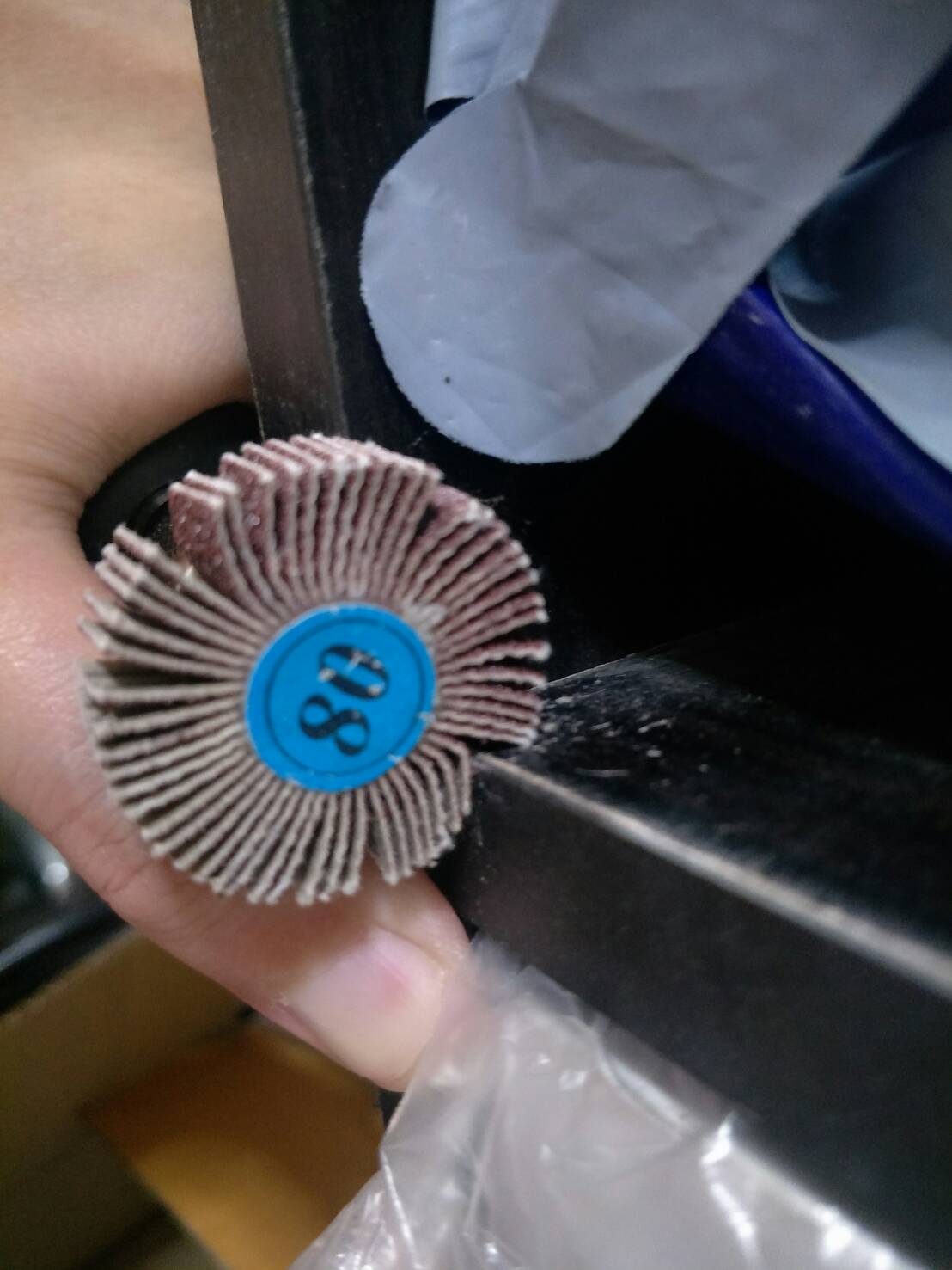 DG30 ชุดดอกขัดผ้าทรายตบ เบอร์ 80 ชุด 5 ดอก แกน 3 มิล